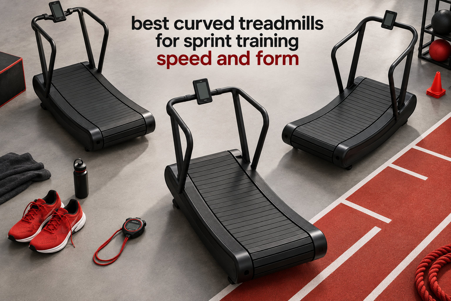 best curved treadmills for sprint training speed and form