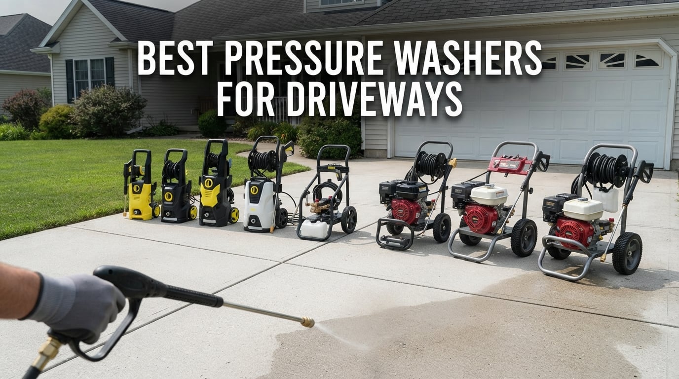 Best pressure washers for driveways