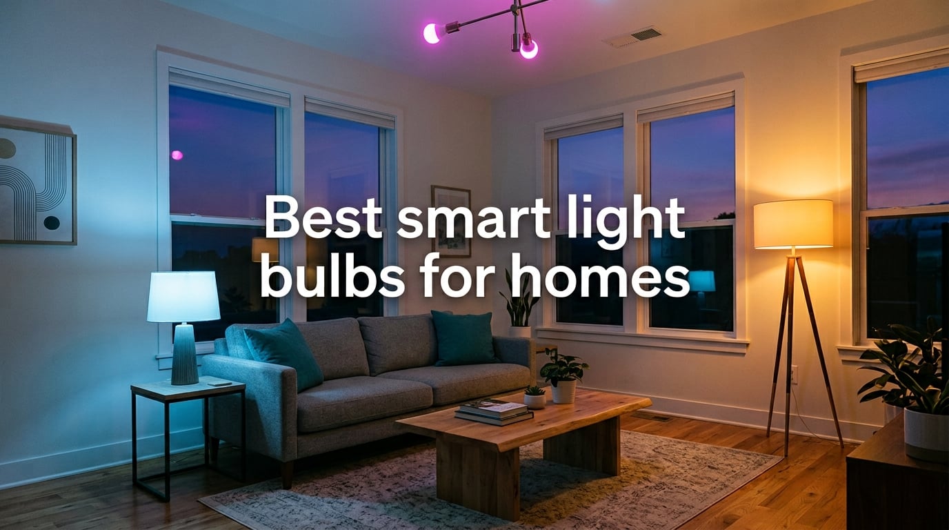 Best smart light bulbs for homes