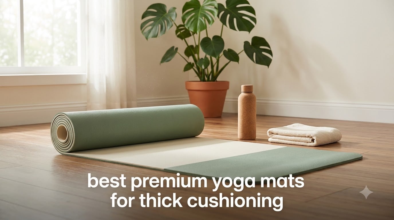 best premium yoga mats for thick cushioning