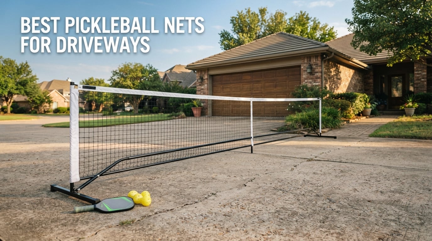 Best pickleball nets for driveways