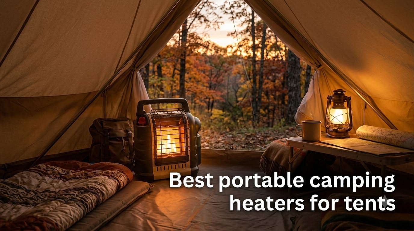 Best portable camping heaters for tents