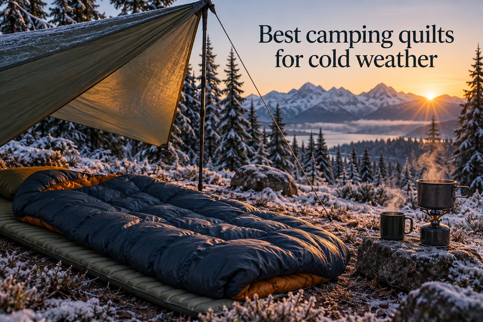 Best camping quilts for cold weather