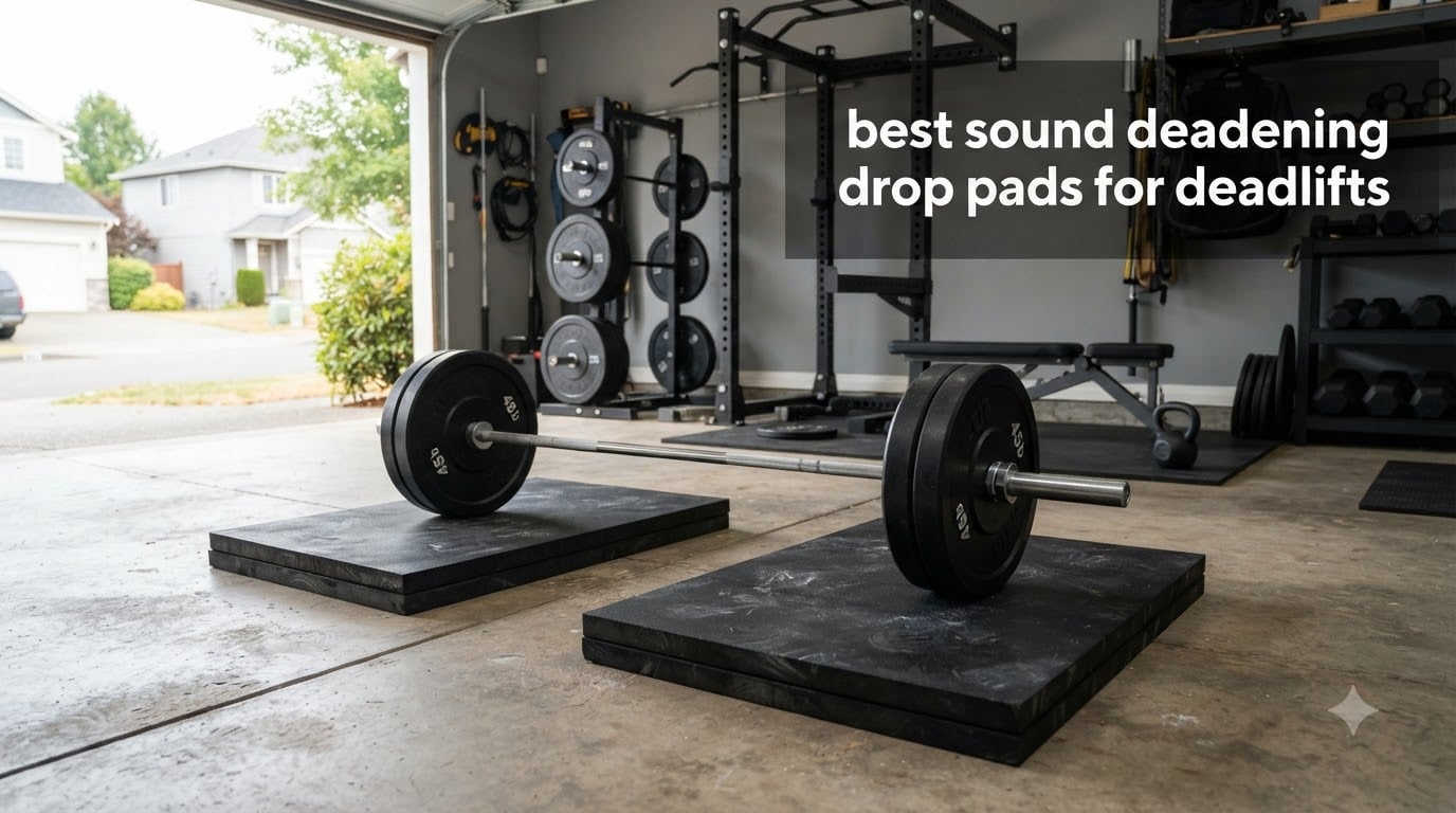 best sound deadening drop pads for deadlifts