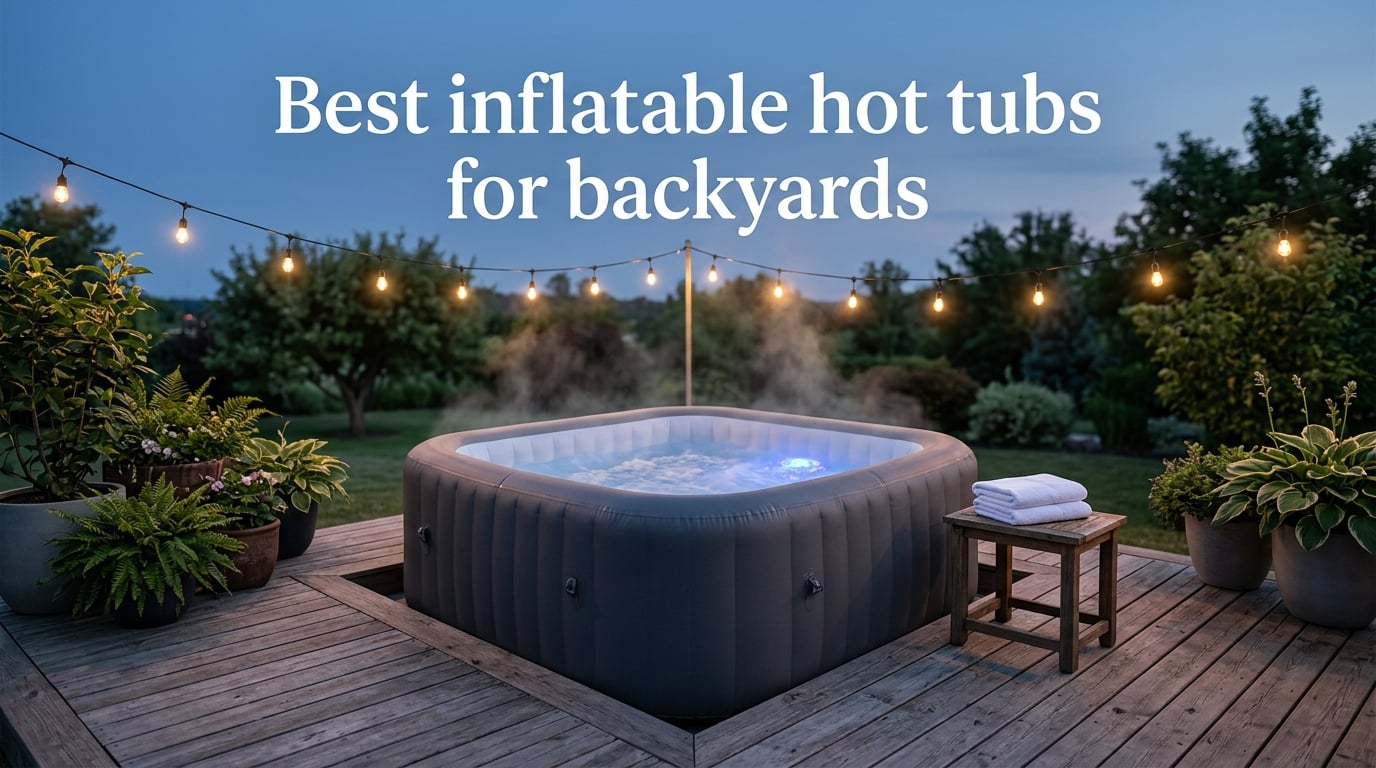 Best inflatable hot tubs for backyards
