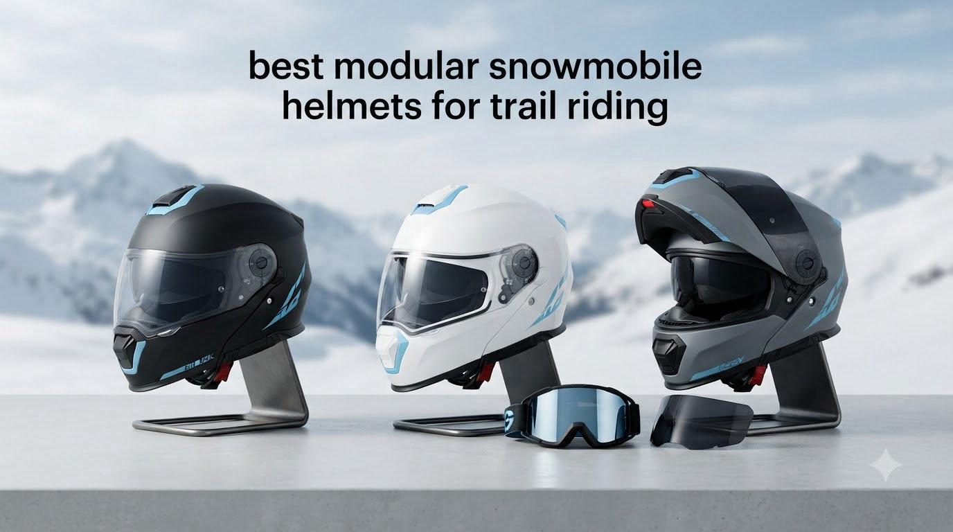 best modular snowmobile helmets for trail riding