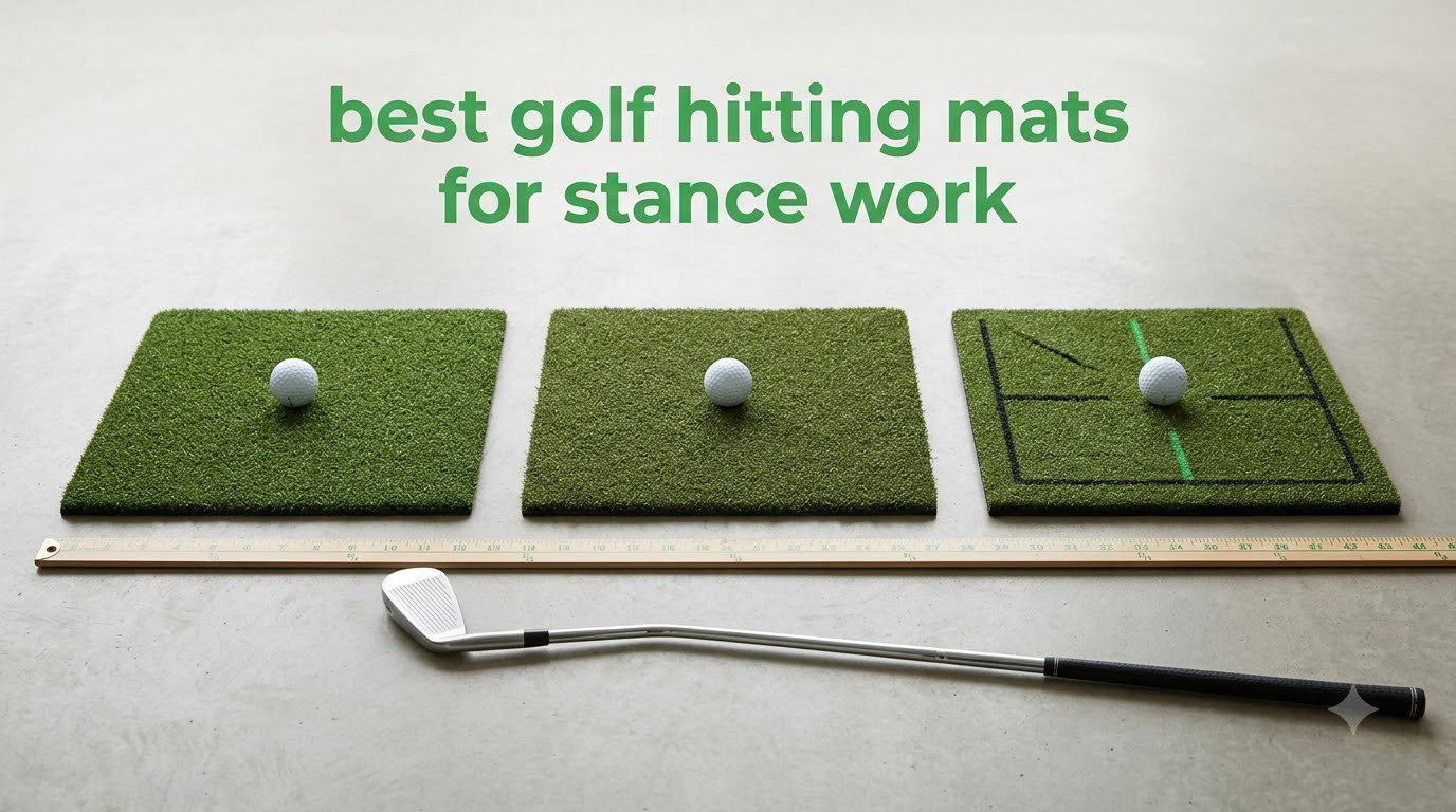 best golf hitting mats for stance work