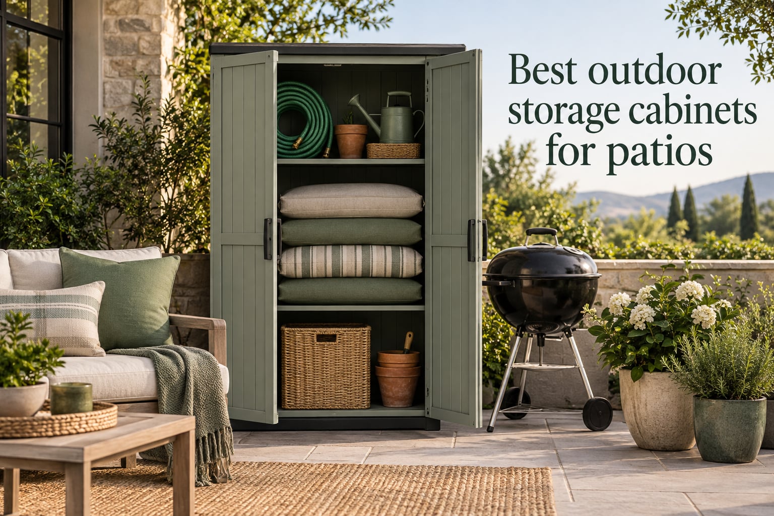 Best outdoor storage cabinets for patios