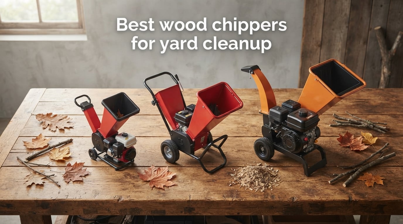 Best wood chippers for yard cleanup