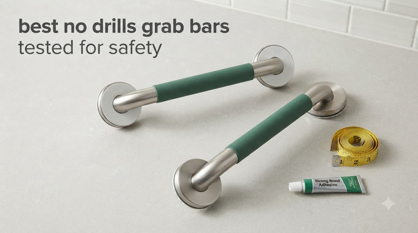 best no drills grab bars tested for safety