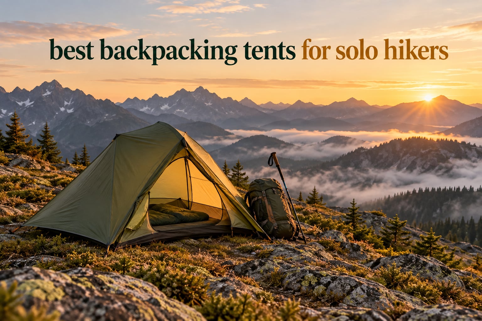 best backpacking tents for solo hikers