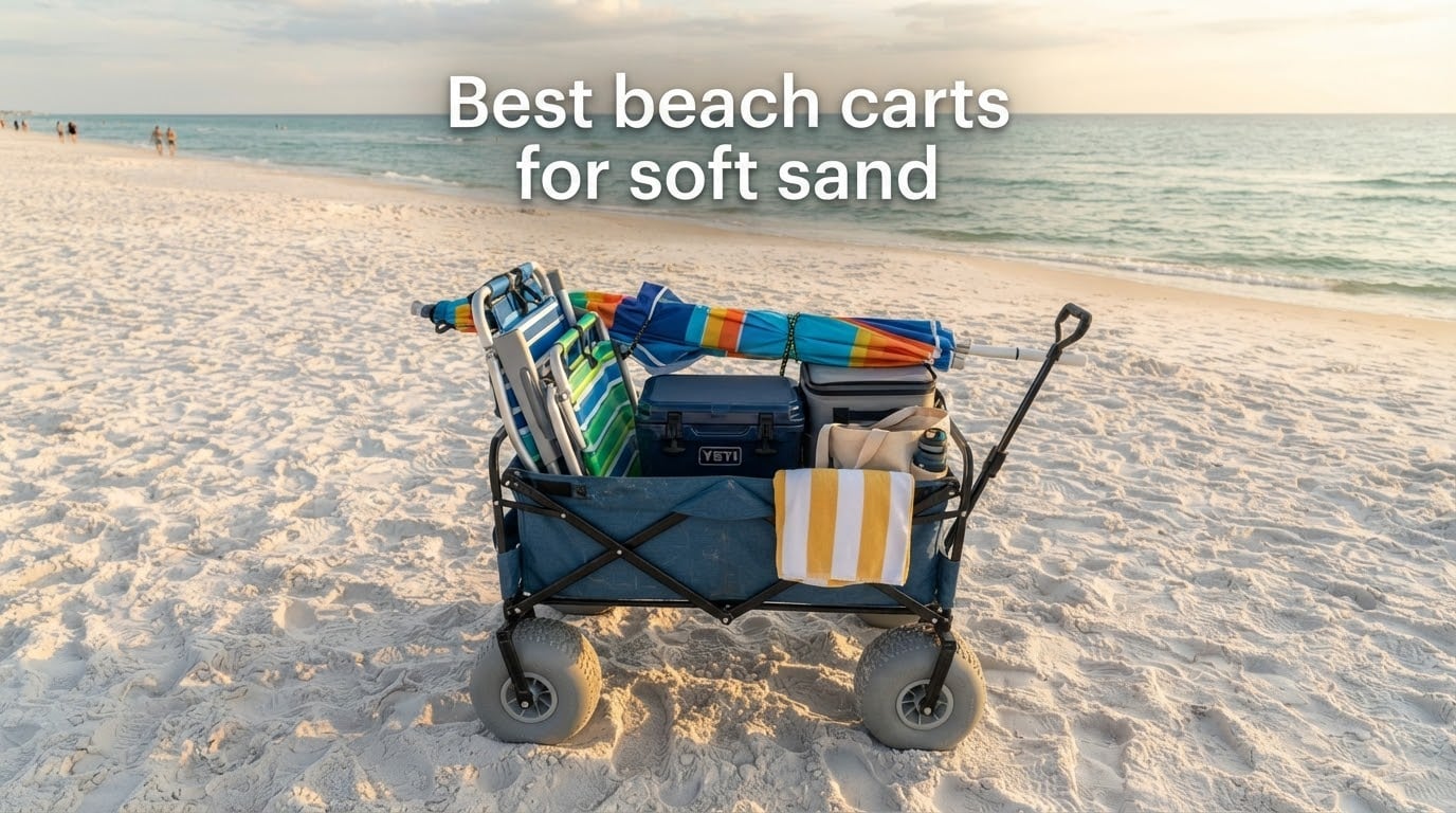 Best beach carts for soft sand