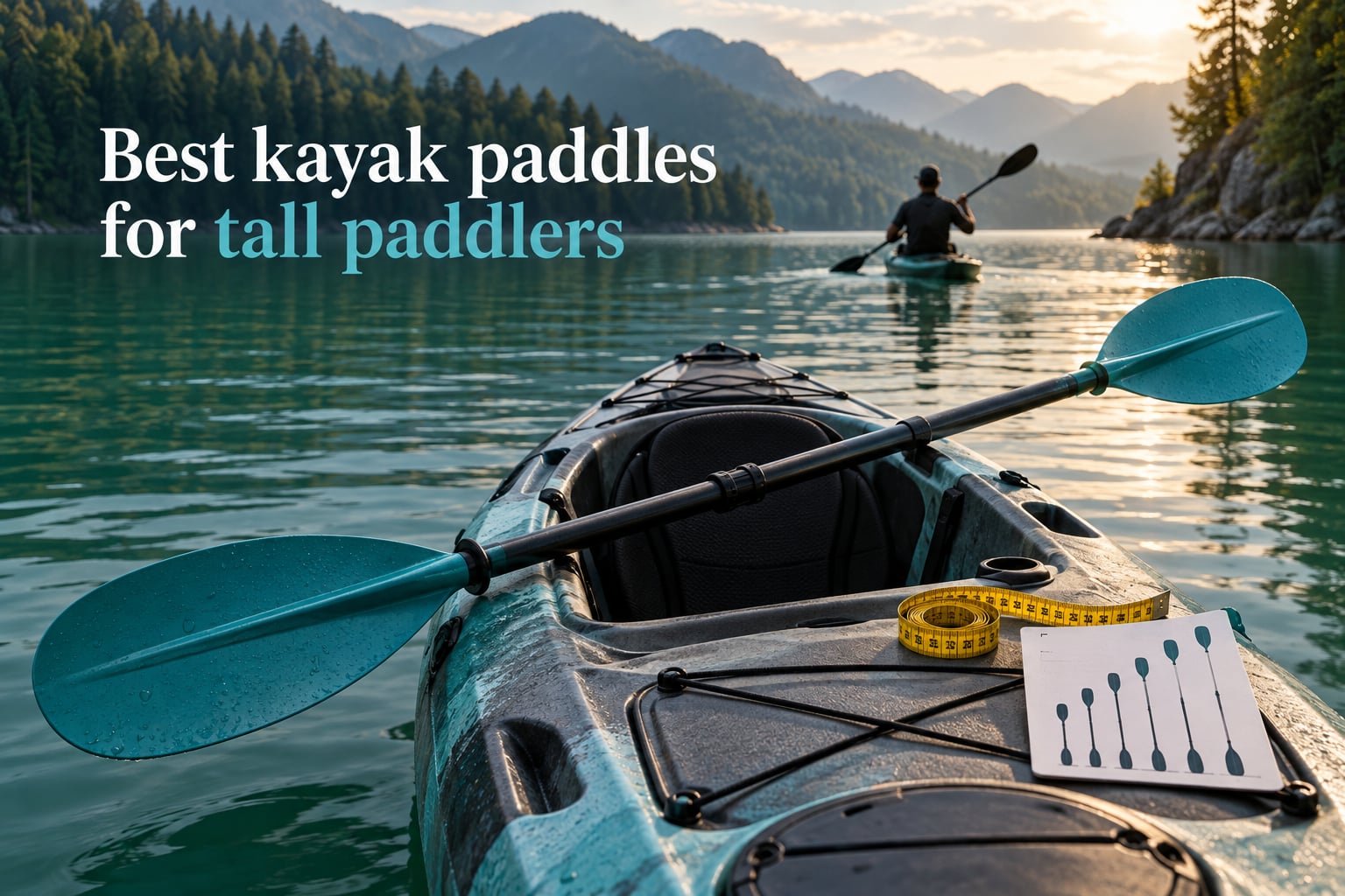 Best kayak paddles for tall paddlers