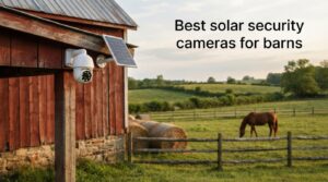 Best solar security cameras for barns