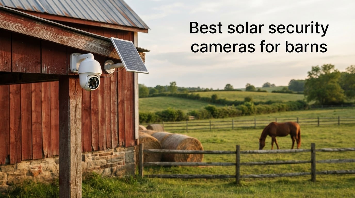 Best solar security cameras for barns