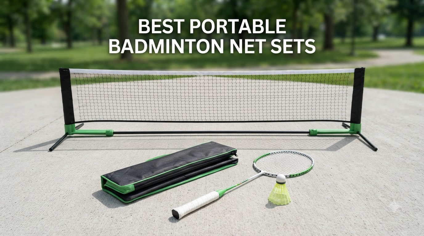best portable badminton net sets
