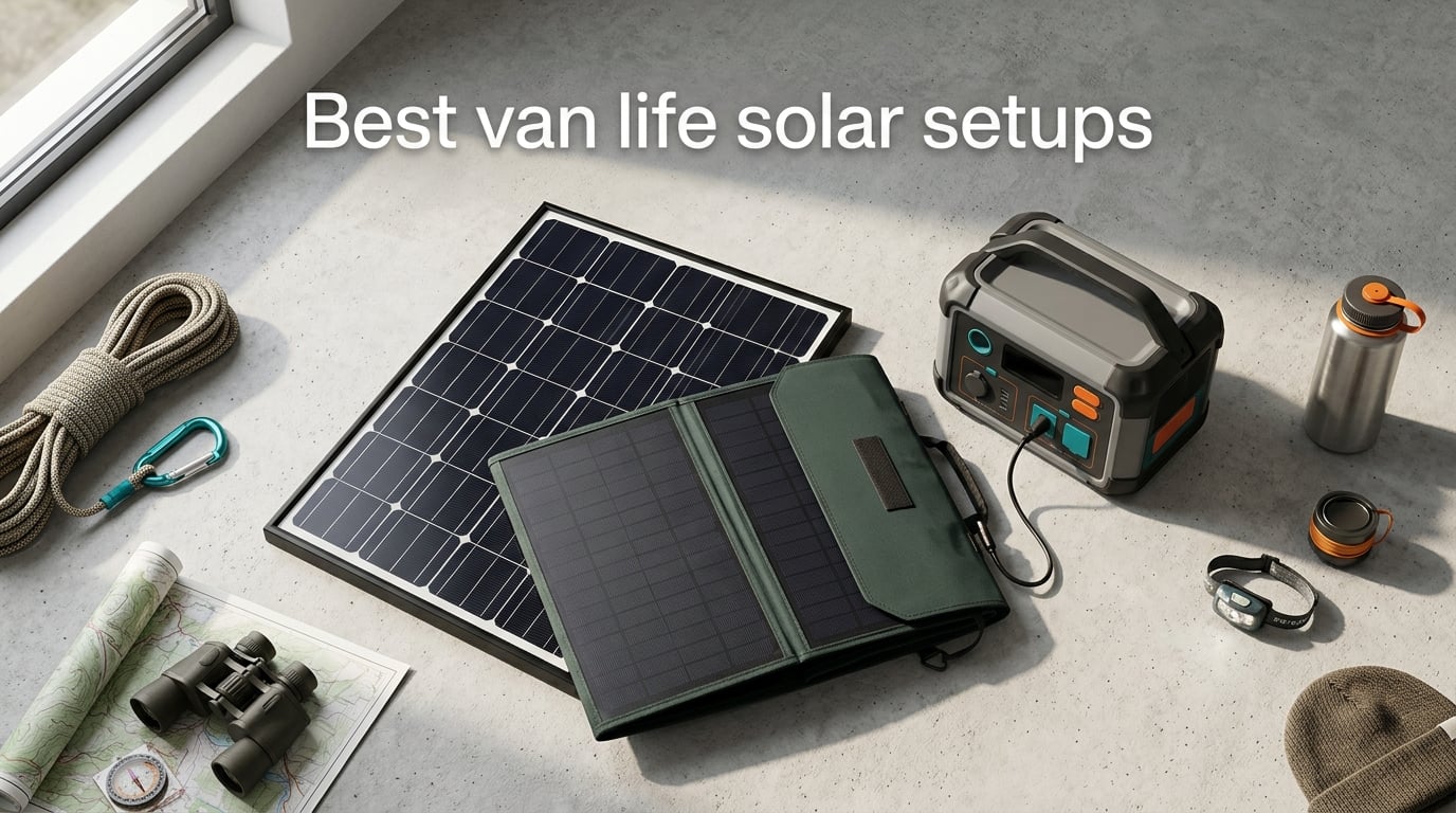 Best van life solar setups