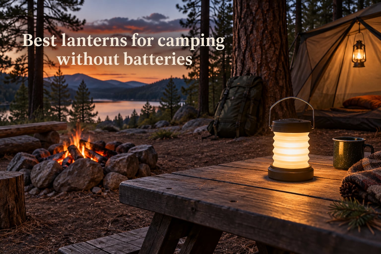 Best lanterns for camping without batteries