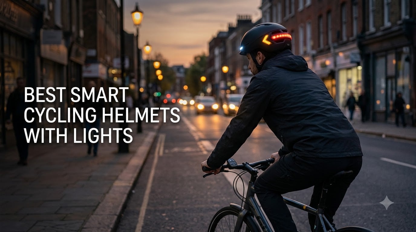 best smart cycling helmets with lights