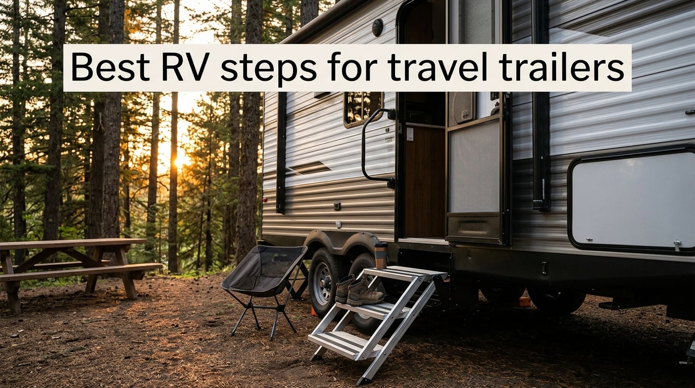 Best RV steps for travel trailers