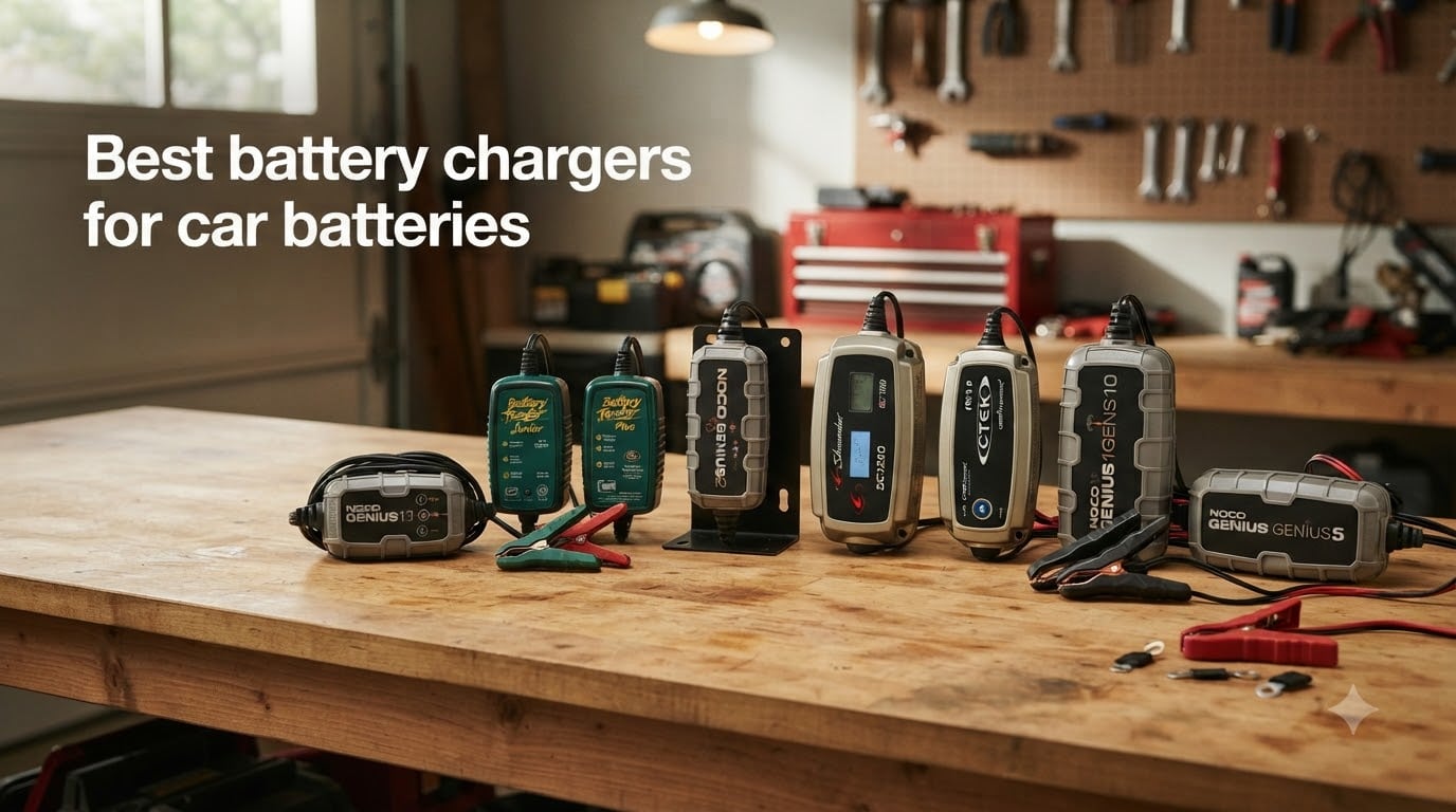 Best battery chargers for car batteries