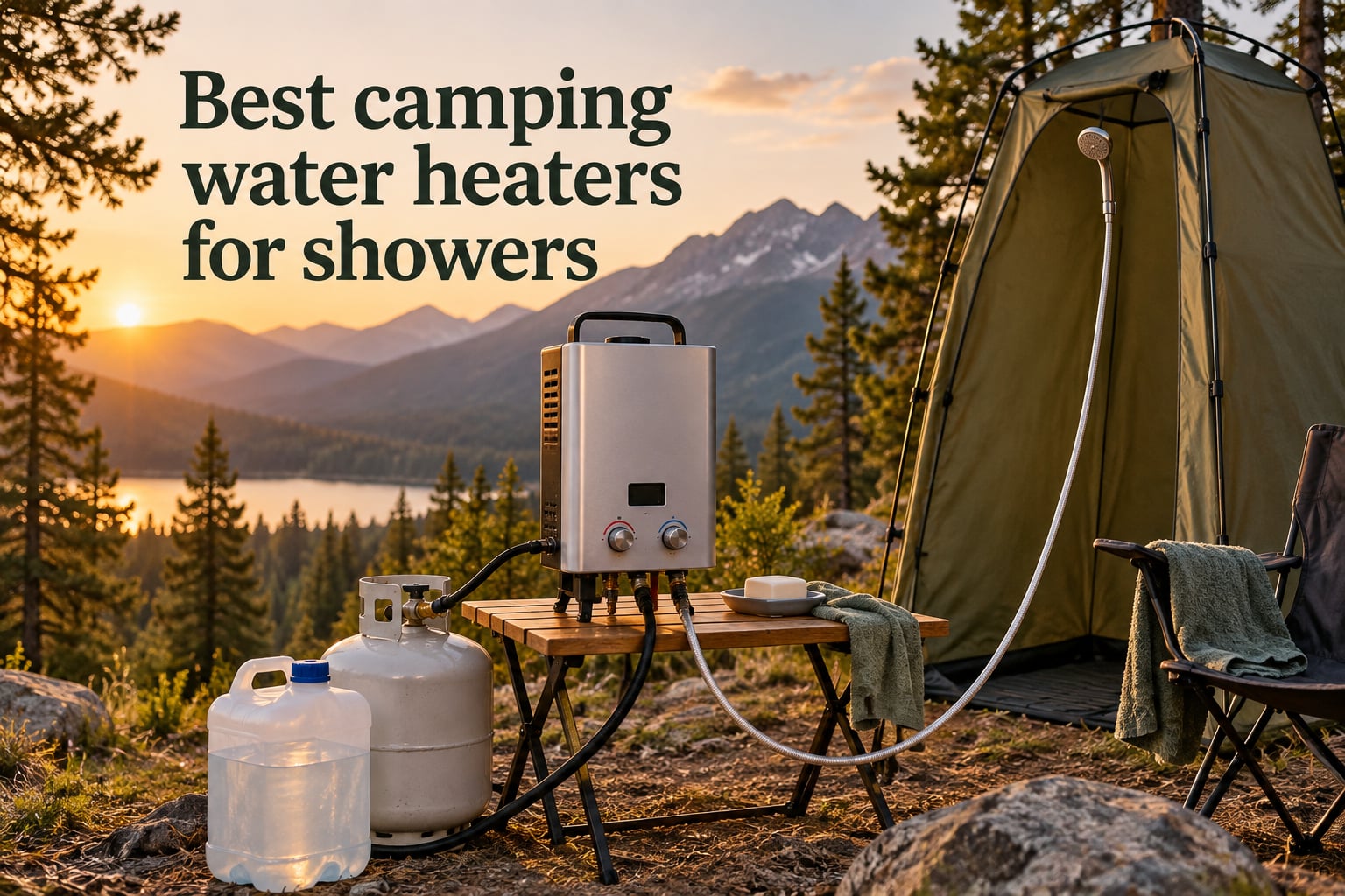 Best camping water heaters for showers