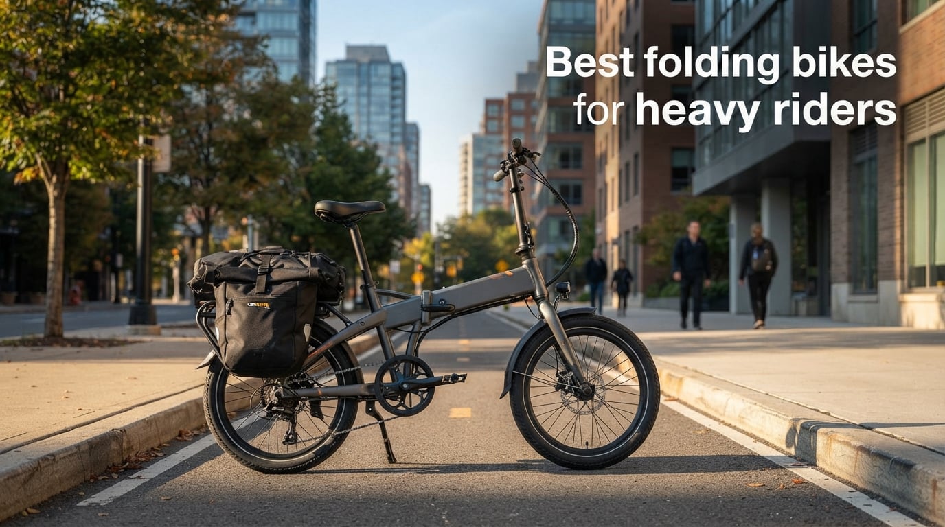 Best folding bikes for heavy riders