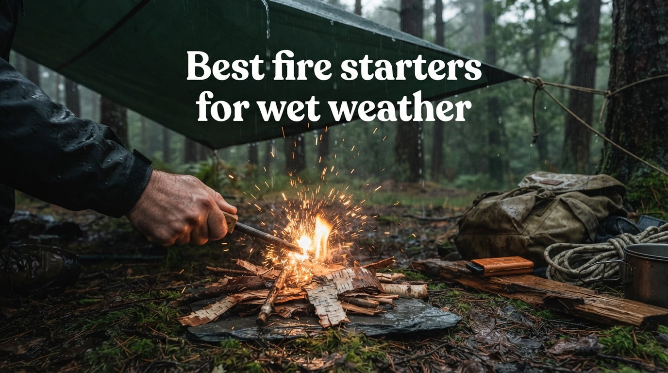 Best fire starters for wet weather