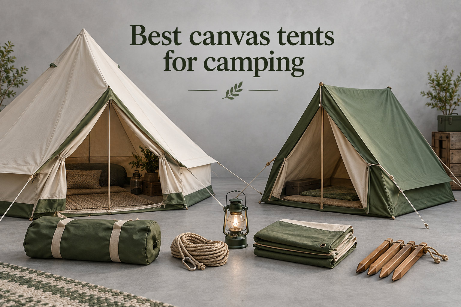 Best canvas tents for camping
