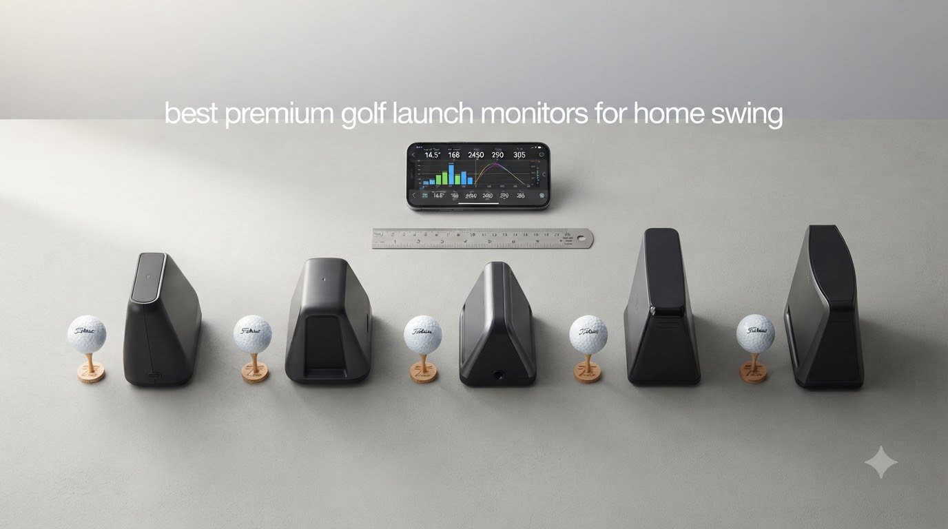 best premium golf launch monitors for home swing