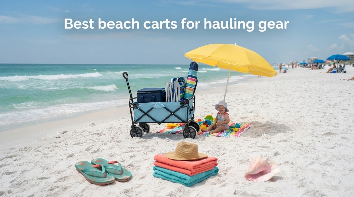Best beach carts for hauling gear