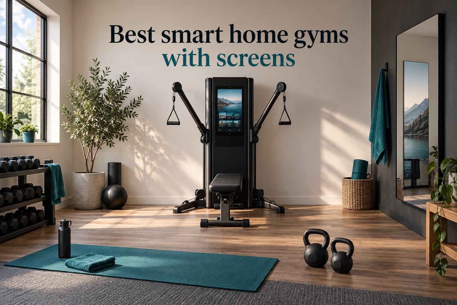 Best smart home gyms with screens