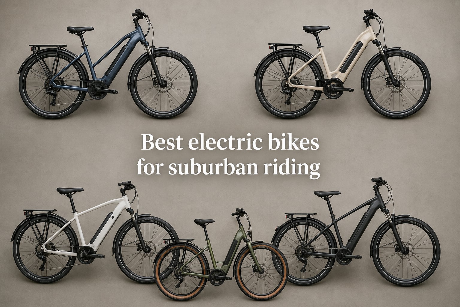 Best electric bikes for suburban riding