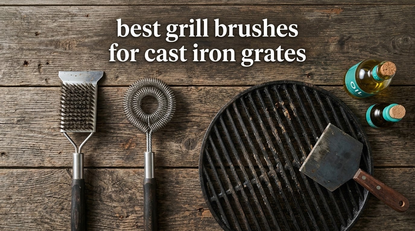 best grill brushes for cast iron grates