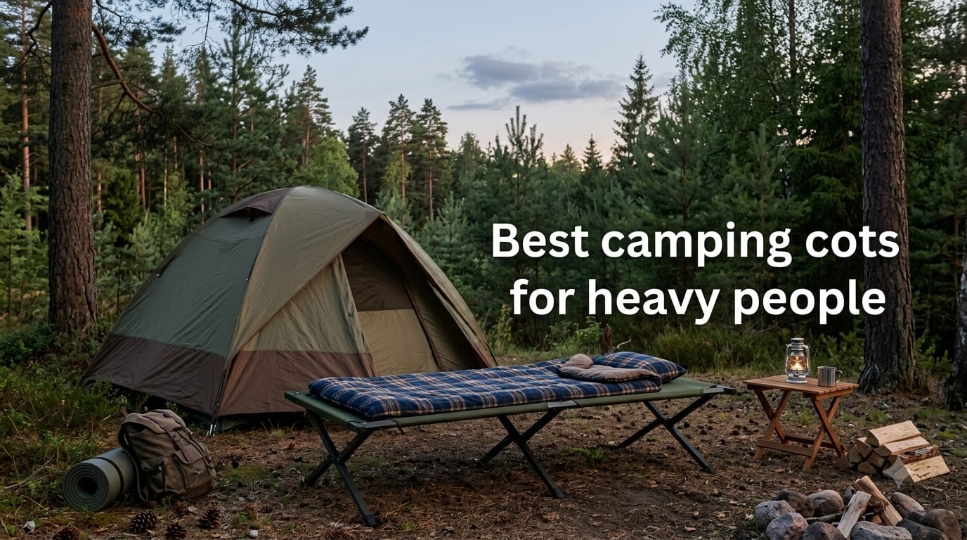 Best camping cots for heavy people