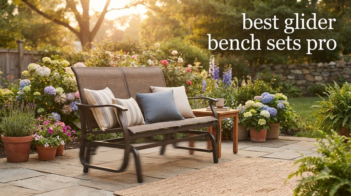 best glider bench sets pro