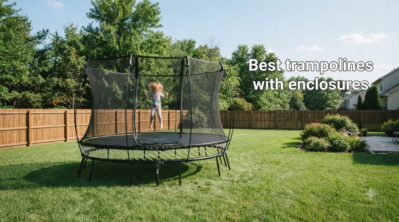 Best trampolines with enclosures