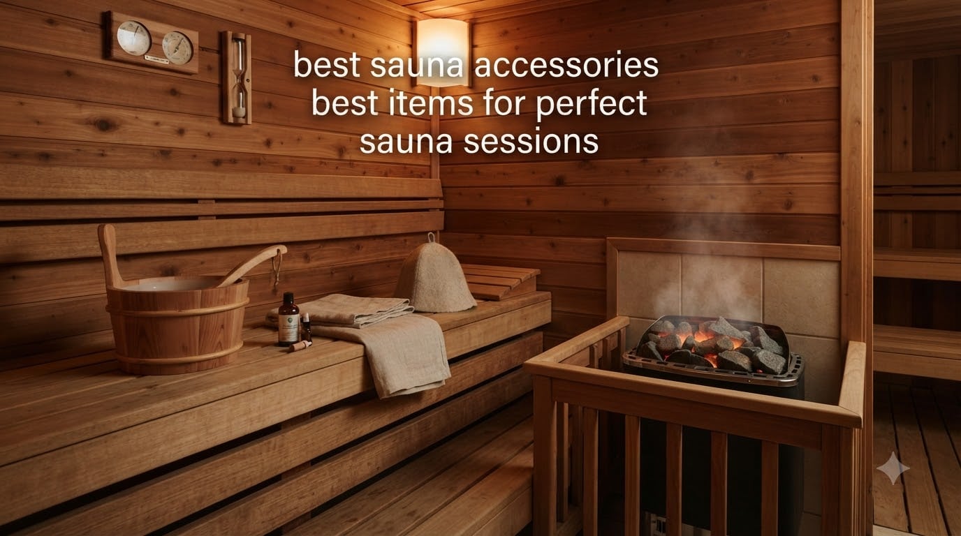 best sauna accessories best items for perfect sauna sessions