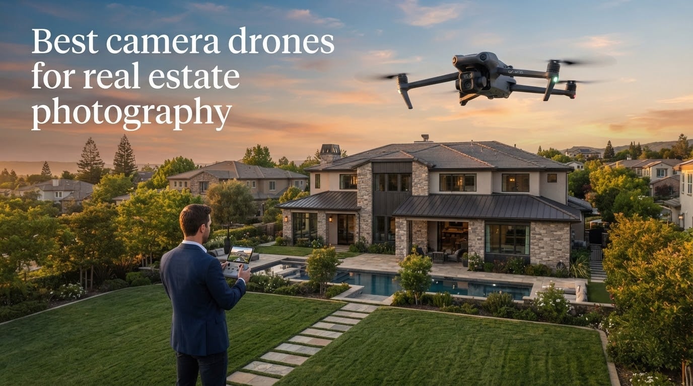 Best camera drones for real estate photography