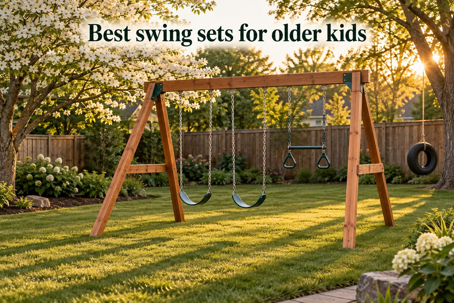Best swing sets for older kids