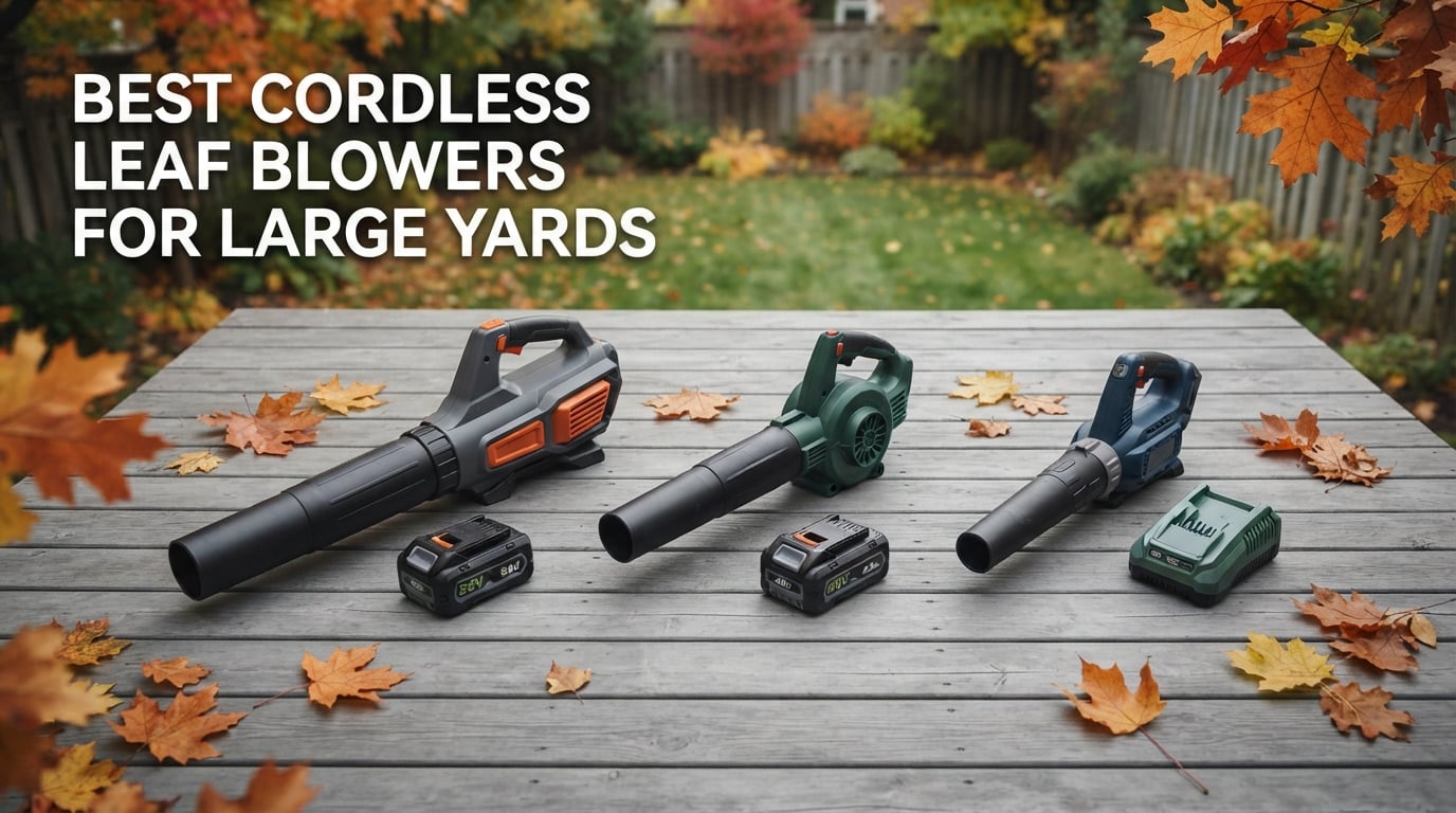Best cordless leaf blowers for large yards