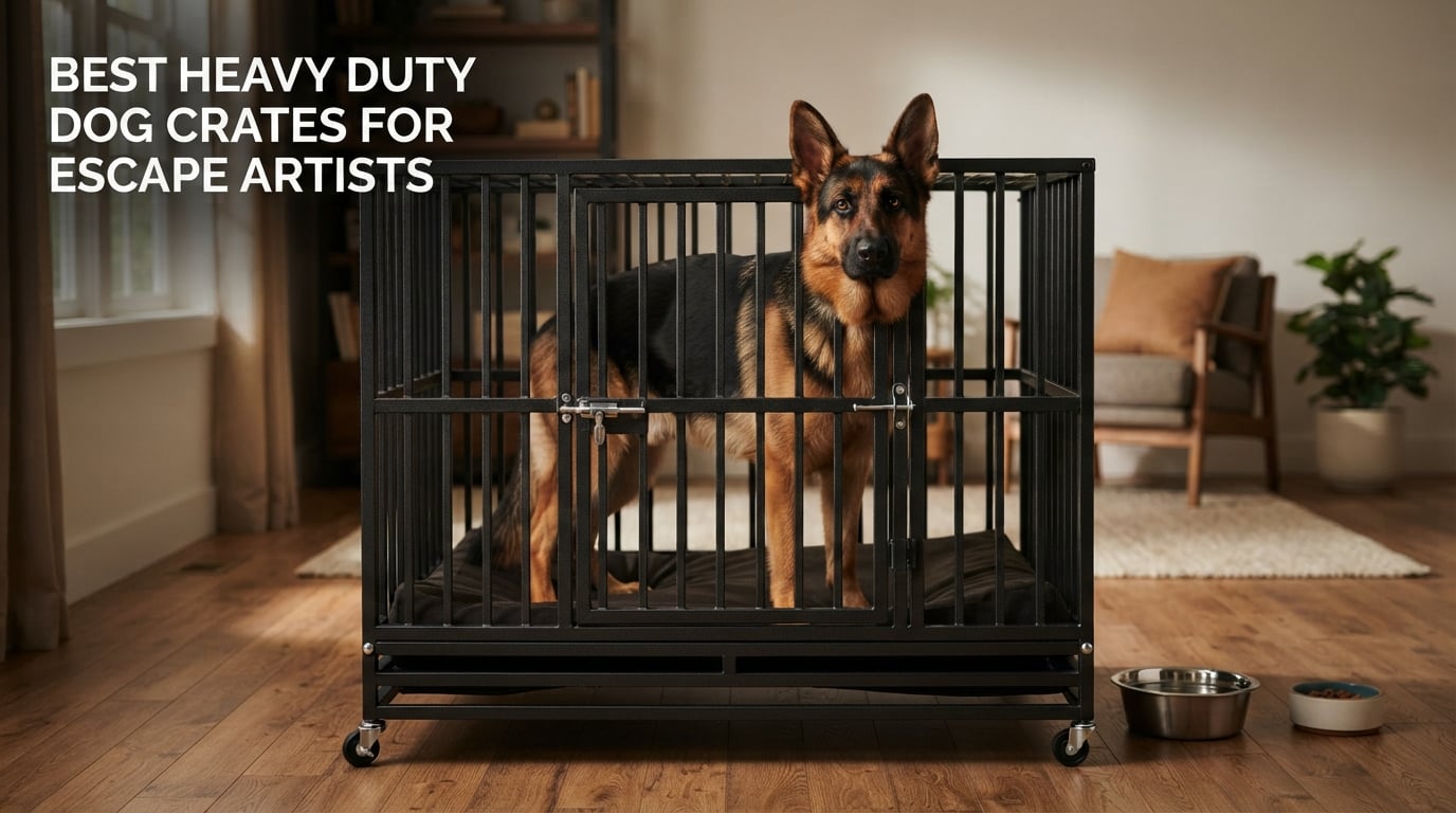 Best heavy duty dog crates for escape artists