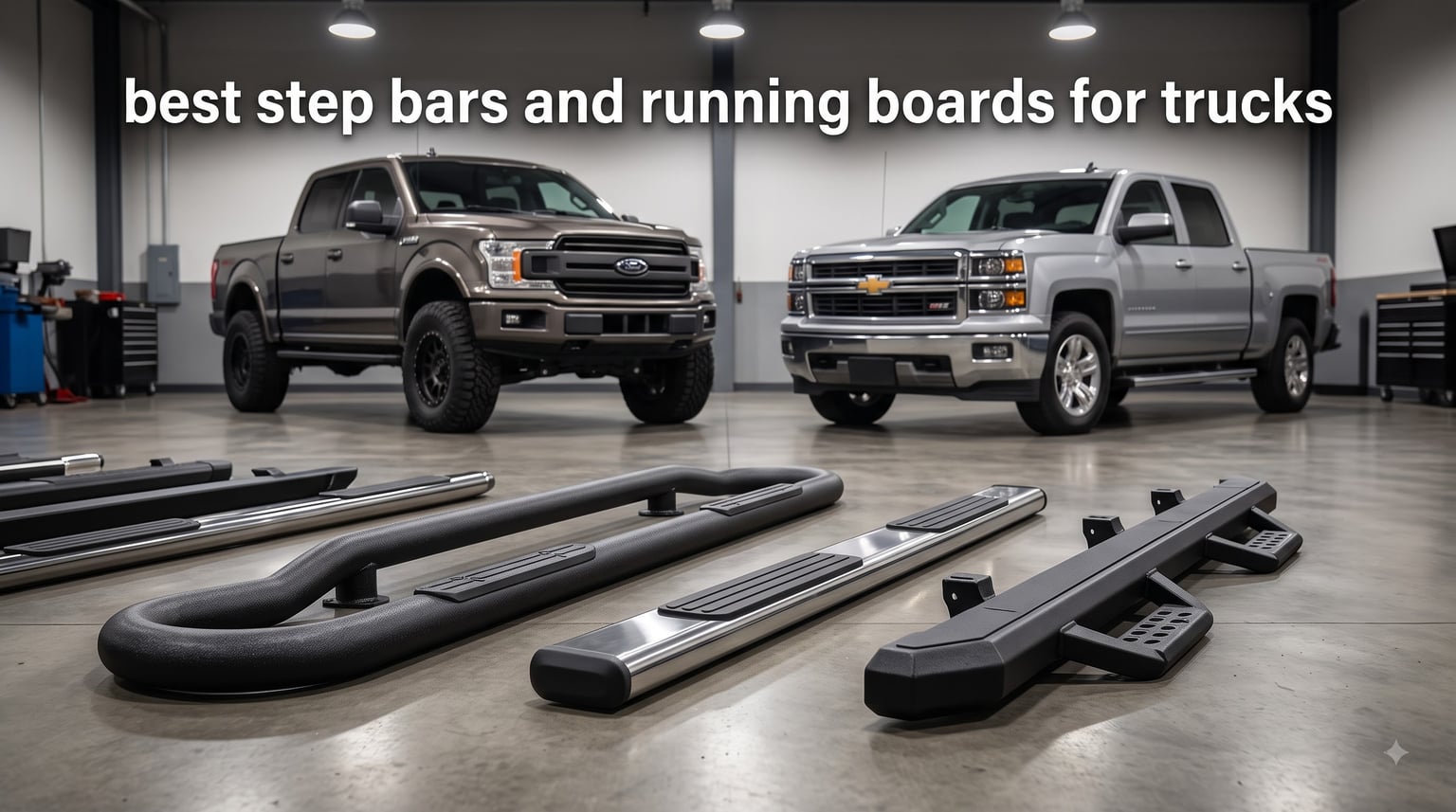 best step bars and running boards for trucks