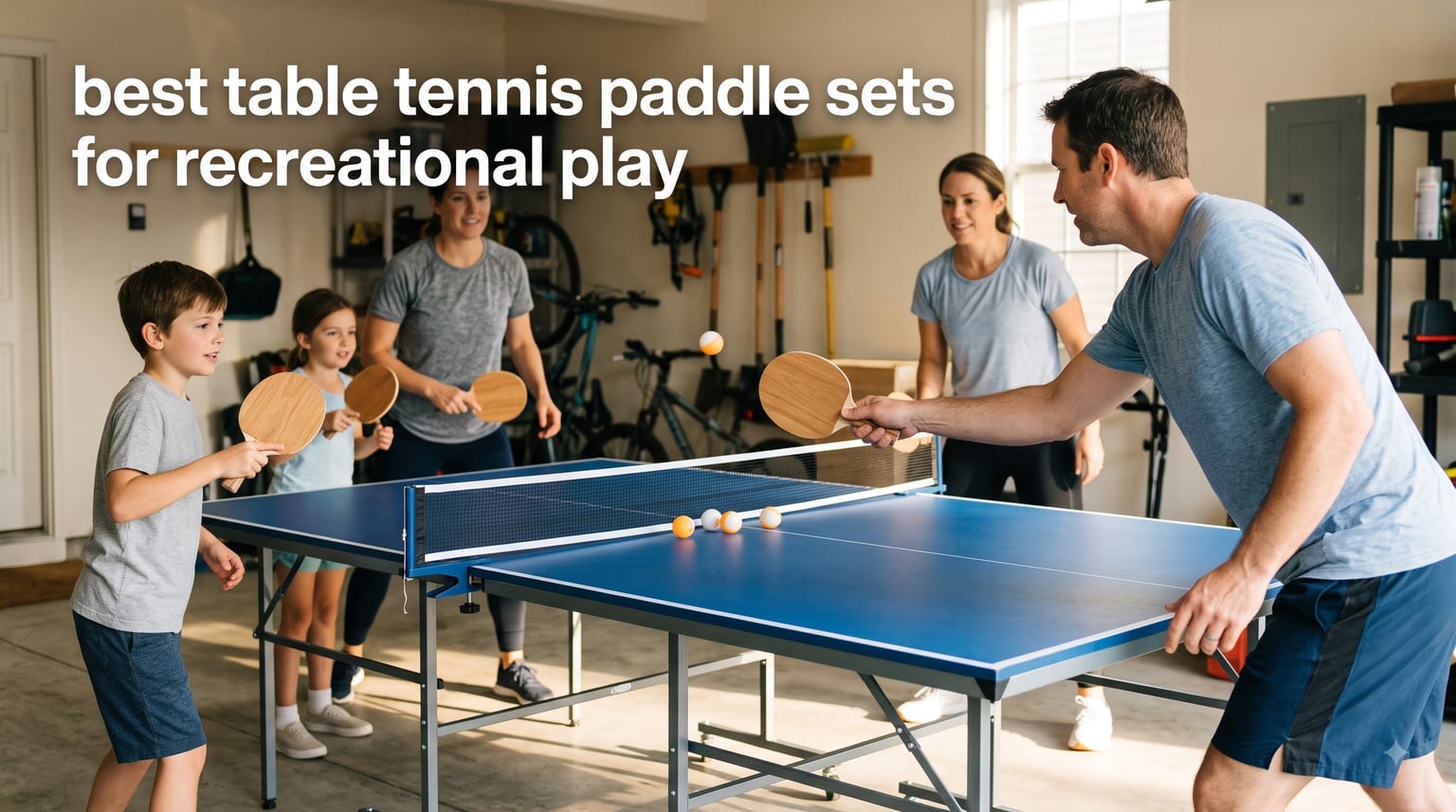 best table tennis paddle sets for recreational play