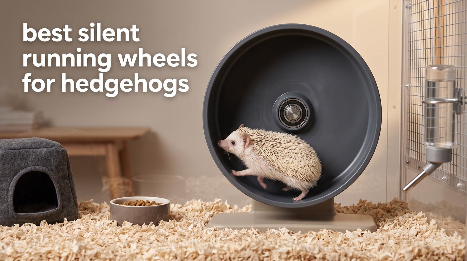 best silent running wheels for hedgehogs