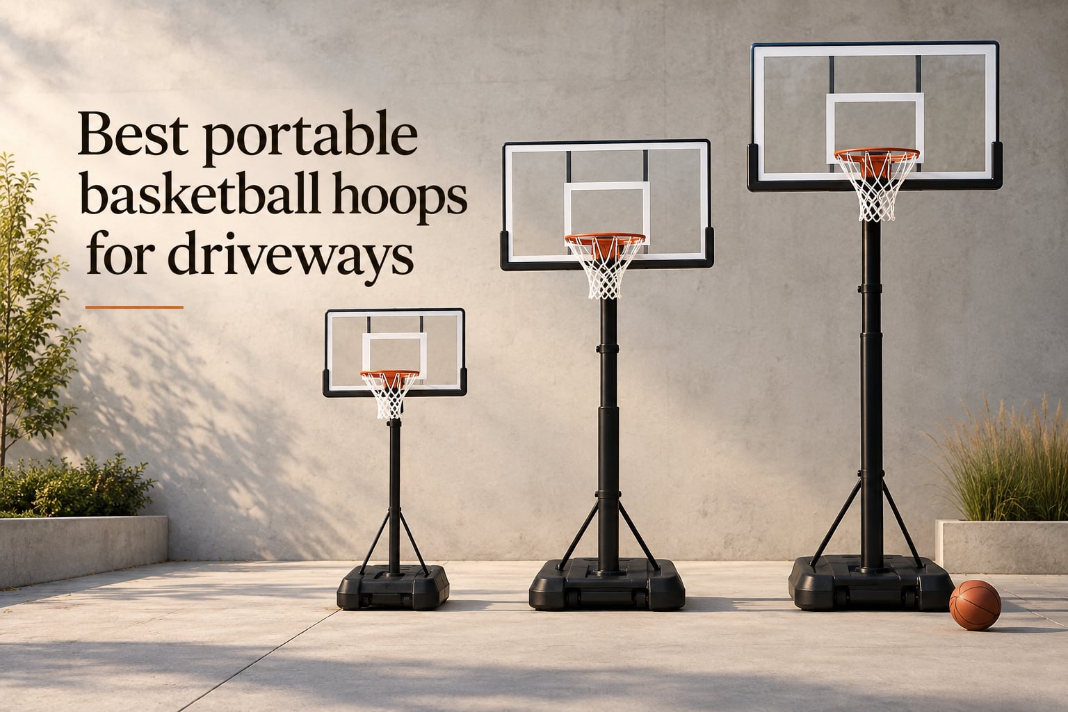 Best portable basketball hoops for driveways
