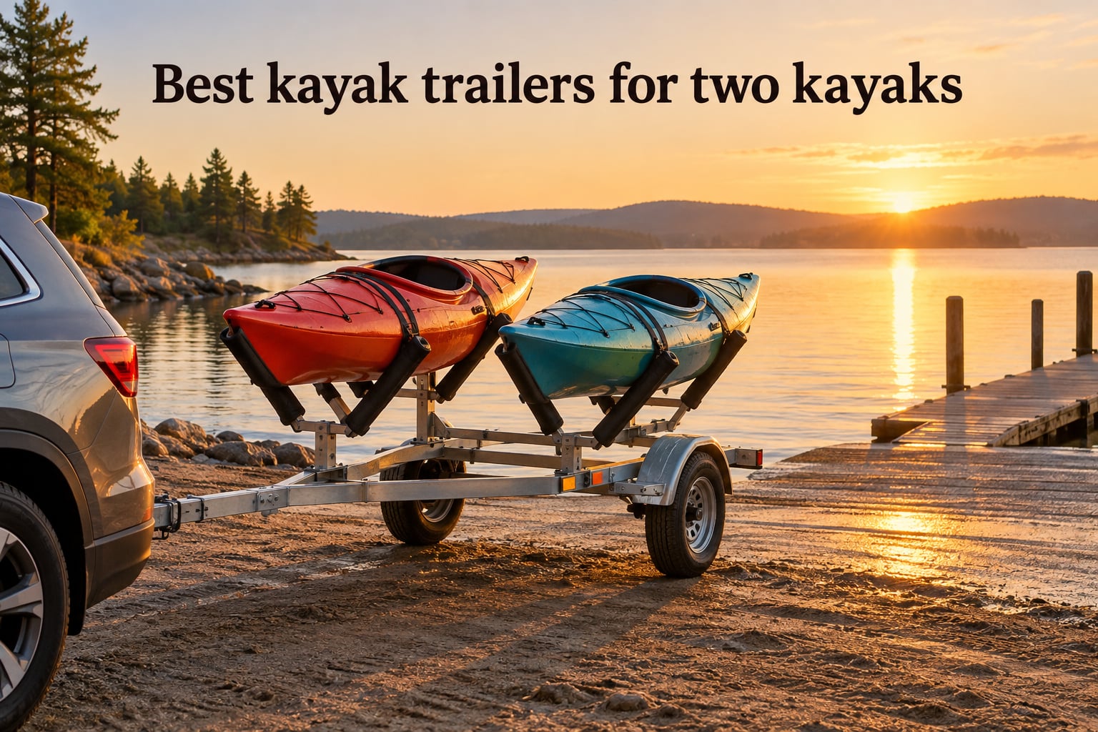 Best kayak trailers for two kayaks