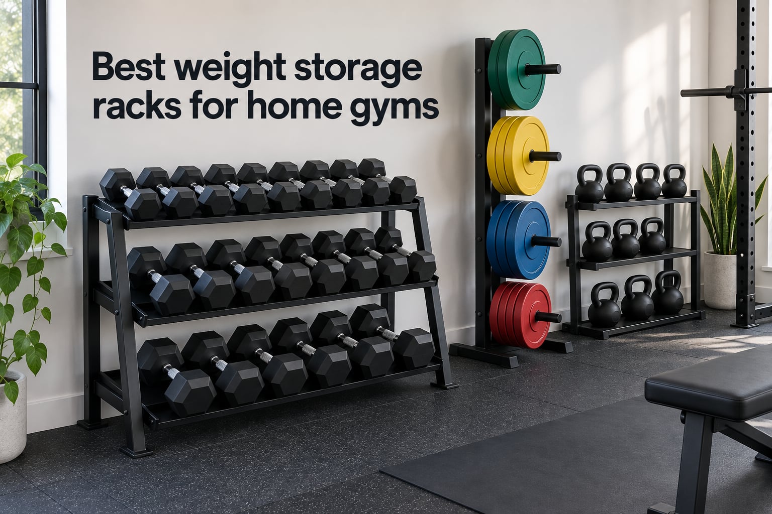 Best weight storage racks for home gyms