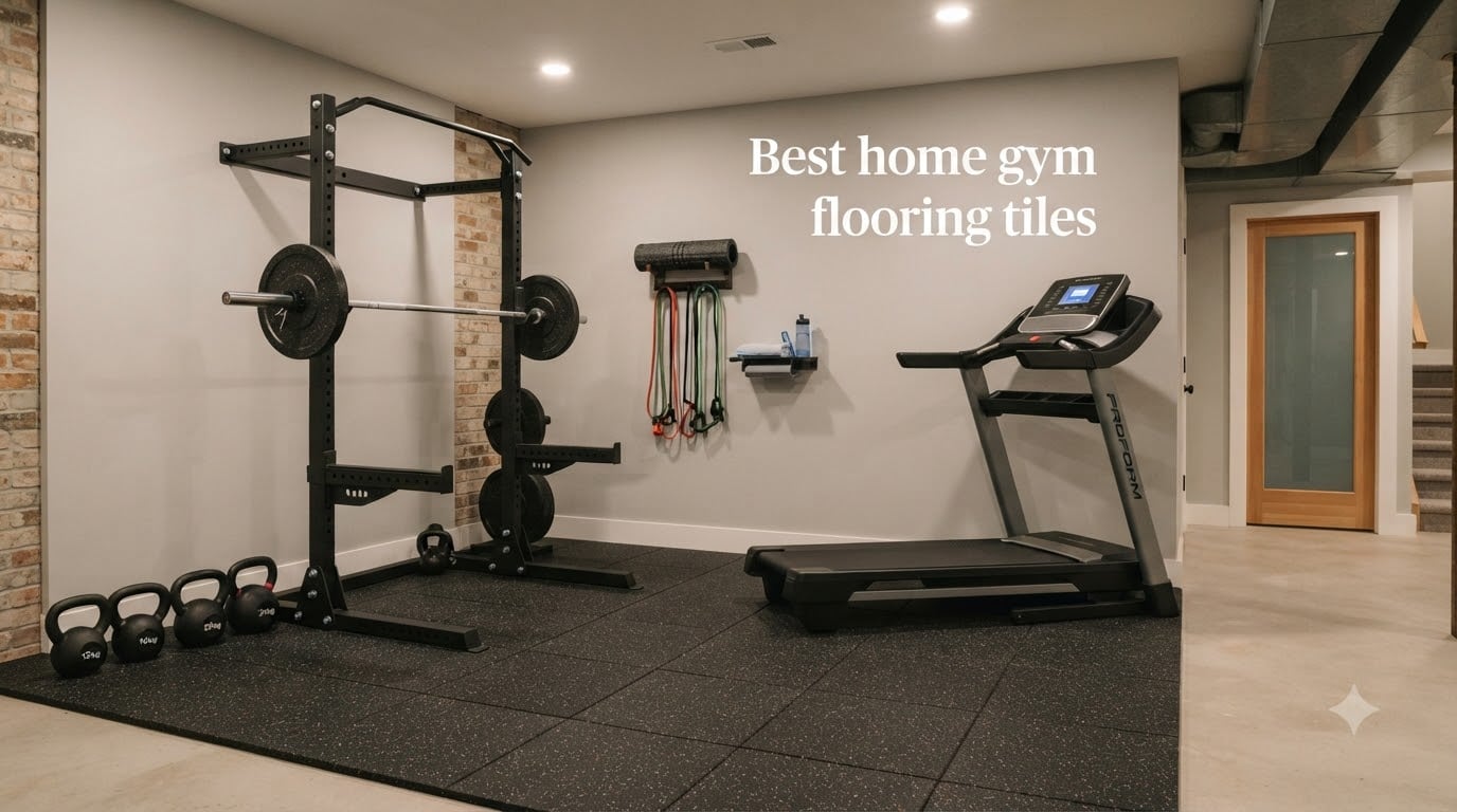 Best home gym flooring tiles