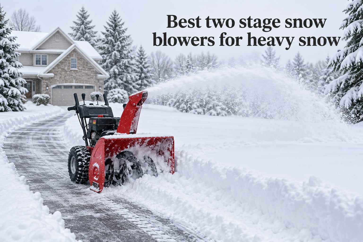 Best two stage snow blowers for heavy snow